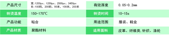 产品参数